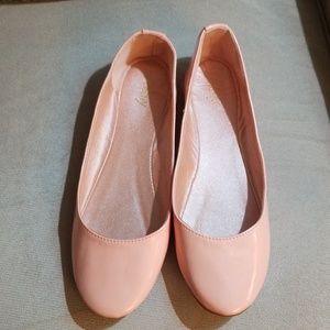 Pink Flats.  Shoes size 10